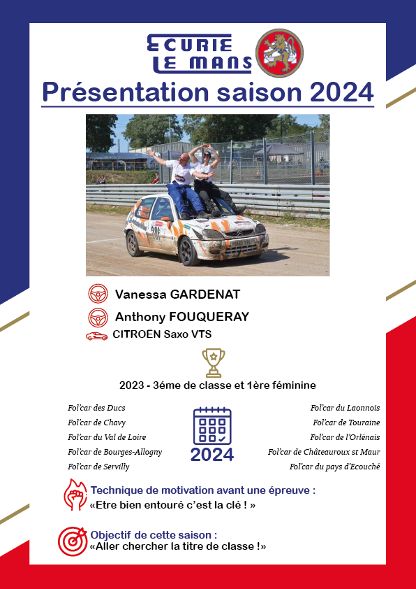 Vanessa GARDENAT et Anthony FOUQUERAY