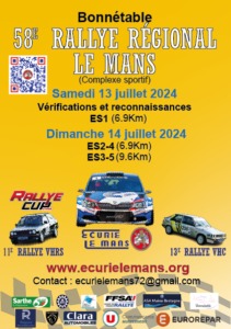 58ème rallye Le Mans